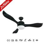 33.3W 52inch 5 Speed Remote Control Plastic LED Ceiling Fan With Light