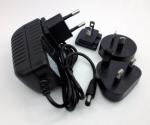 CE RoHS FCC 12V 1.5A 6V 200MA 14v 500ma 13V 6A interchangeable plug power