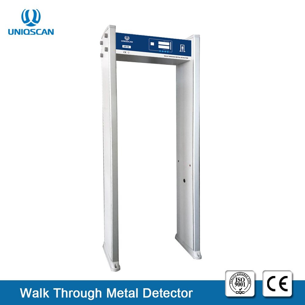 LED Display Single Zone 8KHZ Pass Count Door Frame Metal Detector Gate