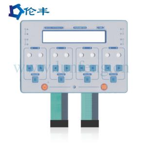 China PMMA White LED Membrane Keypad With 1 Million Times Lifespan on sale