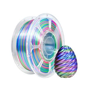 Wholesale 3D Printing Filament Multicolor Filament Spiral Colorful Red Blue Green PLA+ Color Change Filament 1.75mm from china suppliers