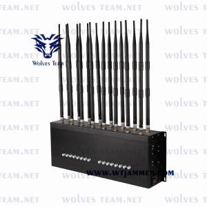 Wholesale Full Bands Adjustable Cell Phone Signal Jammer 16 Antennas GPS WIFI 3G 4G 5G from china suppliers
