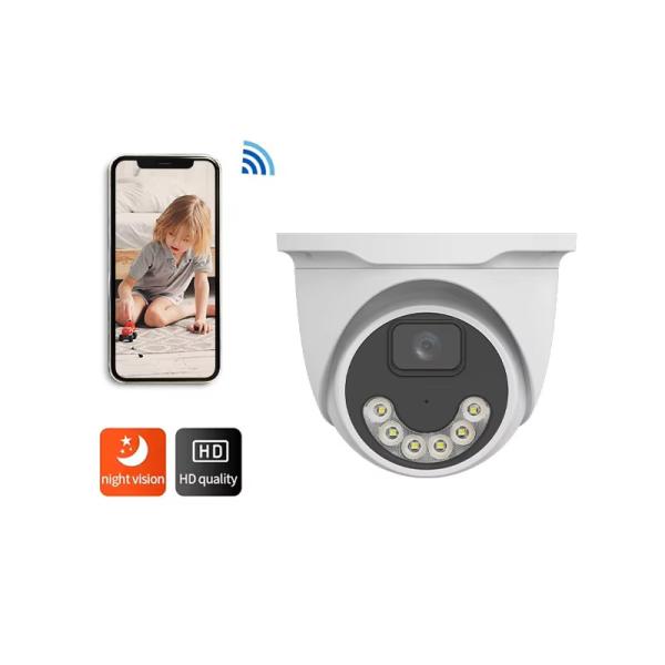Full Color Dome CCTV IP Camera 4MP 5MP Night Vision Network Camera Ip POE Cctv
