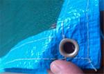 Edge Folded Warp Knitted Scaffold Safety Netting With Aluminium Buckles
