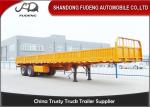 50 Tons Capacity 40ft Flatbed Semi Trailer With Detachable Side Wall