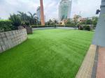 Green Color Indoor Plastic Lawn Landscaping Synthetic Artificial Turf Carpet