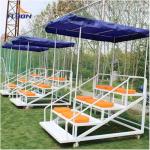 Customizable Portable Bench Shelter With Logo / Team Name Customization Options