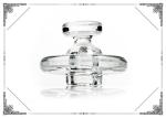 Quartz Banger Clear Carb Cap Dome Glass Accessories For Smoking Oil Rig Bong