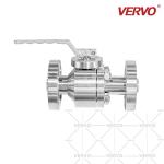 DN15 2 Piece Ball Valve 1/2inch API608 Forged Steel Ball Valve 1500LB Flanged