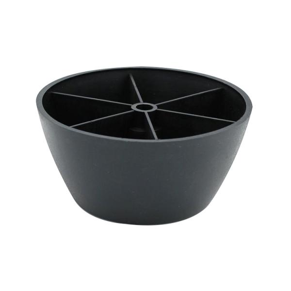 KR-P0112 Industrial Bowl Plastic Sofa Legs Replacement Quick Install Wear