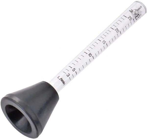 Transparent 25ml Measuring Flowmeter for Mig Tig Welder Welding Suitable gas CO2