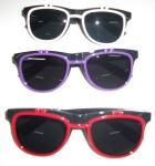 Colored PC Plastic Frame 3D Fireworks Wayfare Glasses Disposable