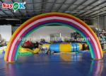 Custom Inflatable Arch 210D Oxford Cloth 6*3mH Inflatable Rainbow Arch For
