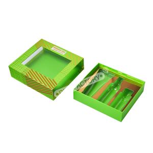 Wholesale Skincare Packaging Boxes Cosmetic Product Boxes With Plastic Tray And PVC Window from china suppliers
