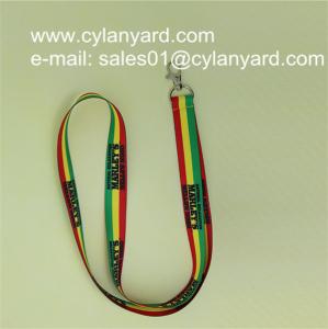 Wholesale Full color digital print lanyard with standard swivel clip for cheap from china suppliers