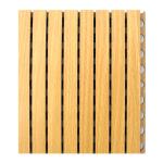 Customized Veneer Finished Wooden Grooved Acoustic Panel Soundproof for Office