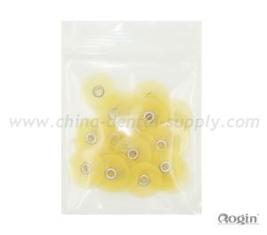 Wholesale Yellow Dental Polishing Disc For Pulling / Pushing Motion , Four Diameters from china suppliers