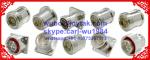 DIN 7/16 male right angle connector clamp type for 1/2" flexible cable 50ohm