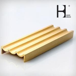 Wholesale Lead Copper Alloy Profiles Brass Extrusion Profile Sections Customized Size Solt Shape ODM China Manufacturer CuZn39Pb2 from china suppliers