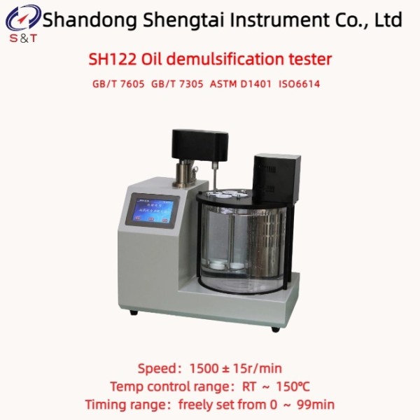 4 Holes Automatic Oil Anti-Emulsification Tester RT ~ 150℃ PID Temp Control ASTM D1401