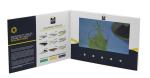 7 inch HD screen LCD video brochure mailer with pocket,Video mailer marketing