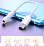 90mm AUX 3.5mm Audio Cable Female Convertor Jack USB Type C Earphone Adapter