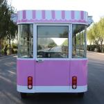 Multifunctional Round Corner Cartoon Shape Food Cart for Selling Food Can Hold