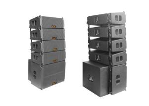 Wholesale Black Plywood 8 Inch 250W Portable Line Array Speaker With Neodymium Drivers from china suppliers