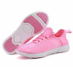 Pink Fiber Optic LED Shoes Full Screen Display Girls Light Up Sneakers