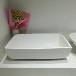 Eco Friendly Artificial Stone Bathroom Counter Top Basin