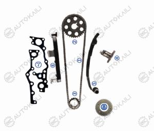 Wholesale Timing chain kit for TOYOTA 2RZ/2RZ-FE 2.4L HIACE SOHC 8V 99-05 13506-75010 102L from china suppliers