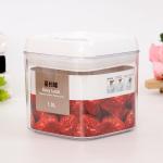Factory Price Customized 1000Ml Square Type Airtight Plastic Dry Food Container