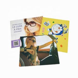 Wholesale Custom Print Microfiber Eyeglass Cleaning Cloth Water Absorbent from china suppliers