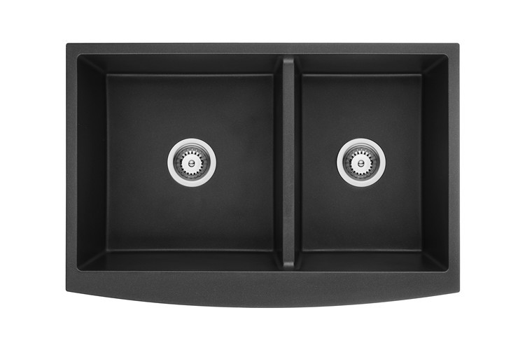 33 Inch Double Bowl Farmhouse/Apron-front Granite Composite Kitchen Sink