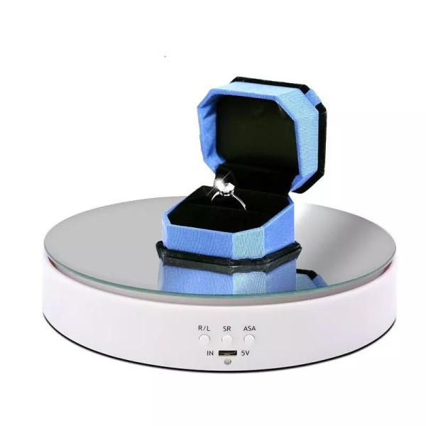 Intelligent Automatic Rotating Display Stand Revolving Display Turntable With Mirror Face