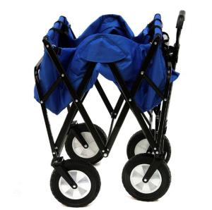 Wholesale Collapsible Wagon Cart With Silent Wheels And Heavy Duty Utility For Shopping Beach Sports Fishing from china suppliers