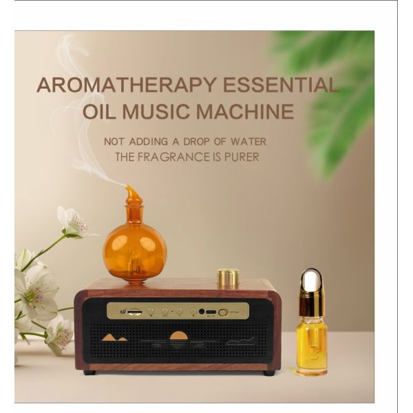 Home Bluetooth Speaker Aroma Diffuser 20ml Capacity Aromatherapy Essential Oil Diffuser