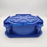 Match Isolating PS Film Horizontal Wafer Packing box With Surface Resistance