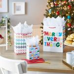 Custom Printed Cute Cartoon Gift Packaging Shopping Paper Bag with Folding Style