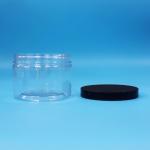 Small Sealable Leak Proof Clear PET Plastic Round Food Grade Cookie Sweet Jars