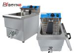 High Temperature Single Tank Fryer Fast Food Restaurant Deep Fryer