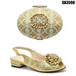 Stylish Italian Leather Shoe And Bag Set For Nigerian Party With Motion