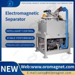 Automatic Oil - Cooling Electromagnetic Slurry Separator , Magnetic Ore