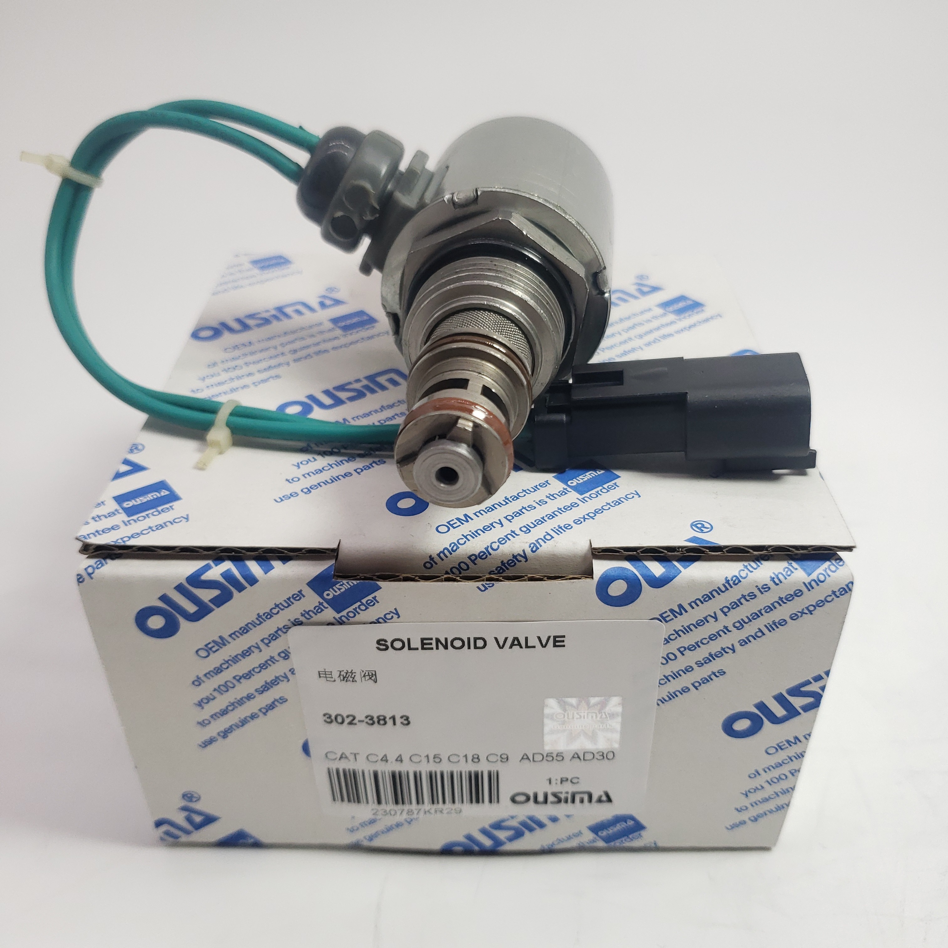 Solenoid Valve302-3813/3023813 For CAT C4.4 C15 C18 C9 AD55 AD30