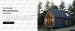 Modern Design Tiny House on Wheels Steel Material Outdoor Camping Garden