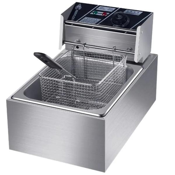 Commercial Kitchen Equipment Chicken Deep Fryer Cooker Machine Stainless Steel