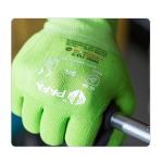 Silicone Free Coal Mining Nylon Spandex Liner Hand Safety Nitrile Gloves