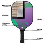 USAPA Fiberglass Professional Comfort High Rebound PP Honeycomb Core Pickleball