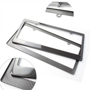 Wholesale 100 Carbon Fiber License Plate Frame With Cover from china suppliers