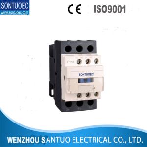 Wholesale PA66 Din Rail AC Contactor , White Electrical Single Pole 24V Contactor from china suppliers